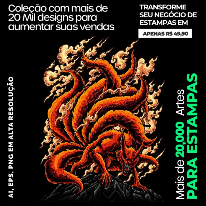 20.000+ artes Animes Para Sublimação Serigrafia Vinil