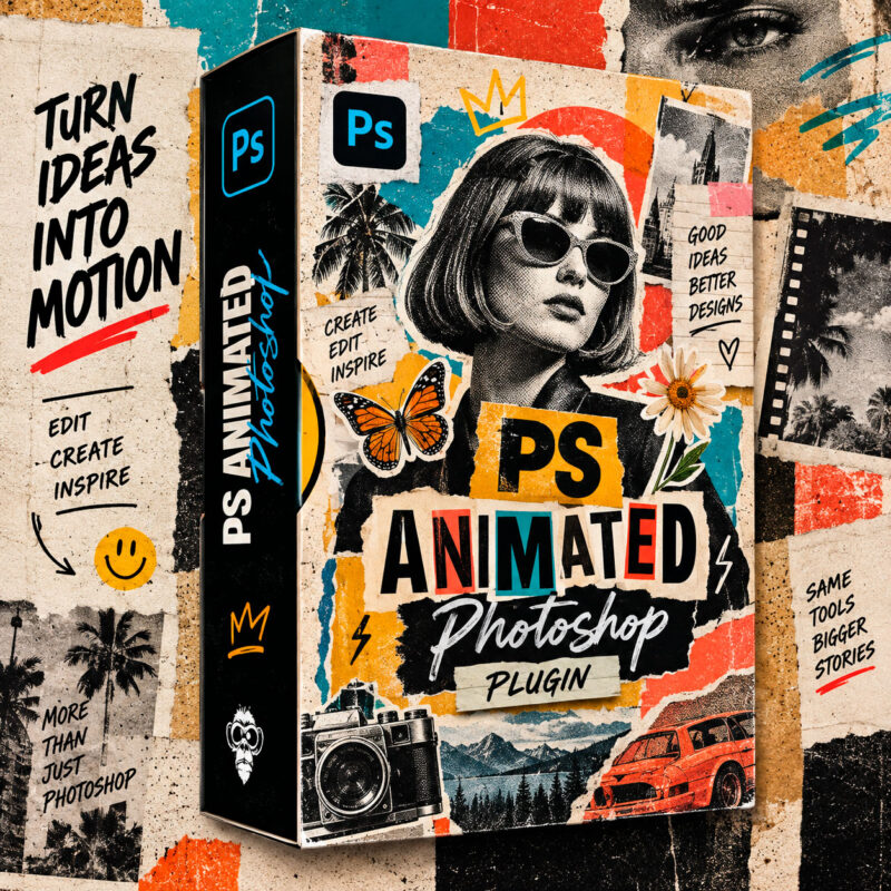 Plugin Ps Animado V3 Para Photoshop Original Studios Monkey