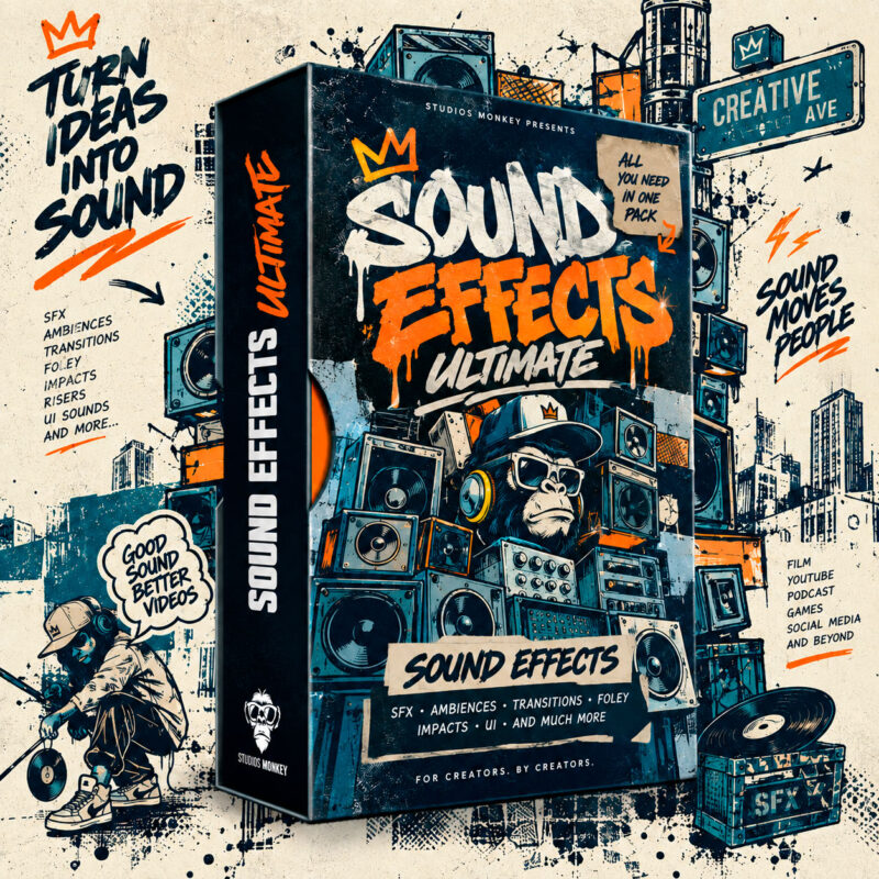 Pacote 200 Mil Sound Effects para áudio de Cinema, TV e jogos